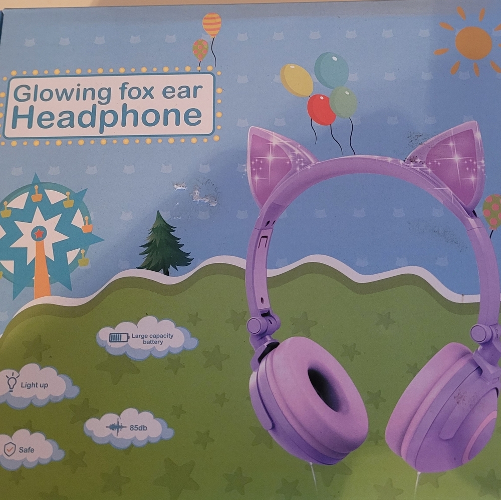 Glowing Fox Ear Headphone